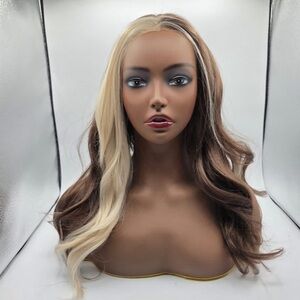 Chelsey Smith Cosmetics Sabrina Blonde & Brown Wavy Lace Front Wig